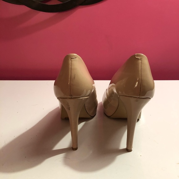 Nine west nude peep toe pumps - Picture 3 of 3